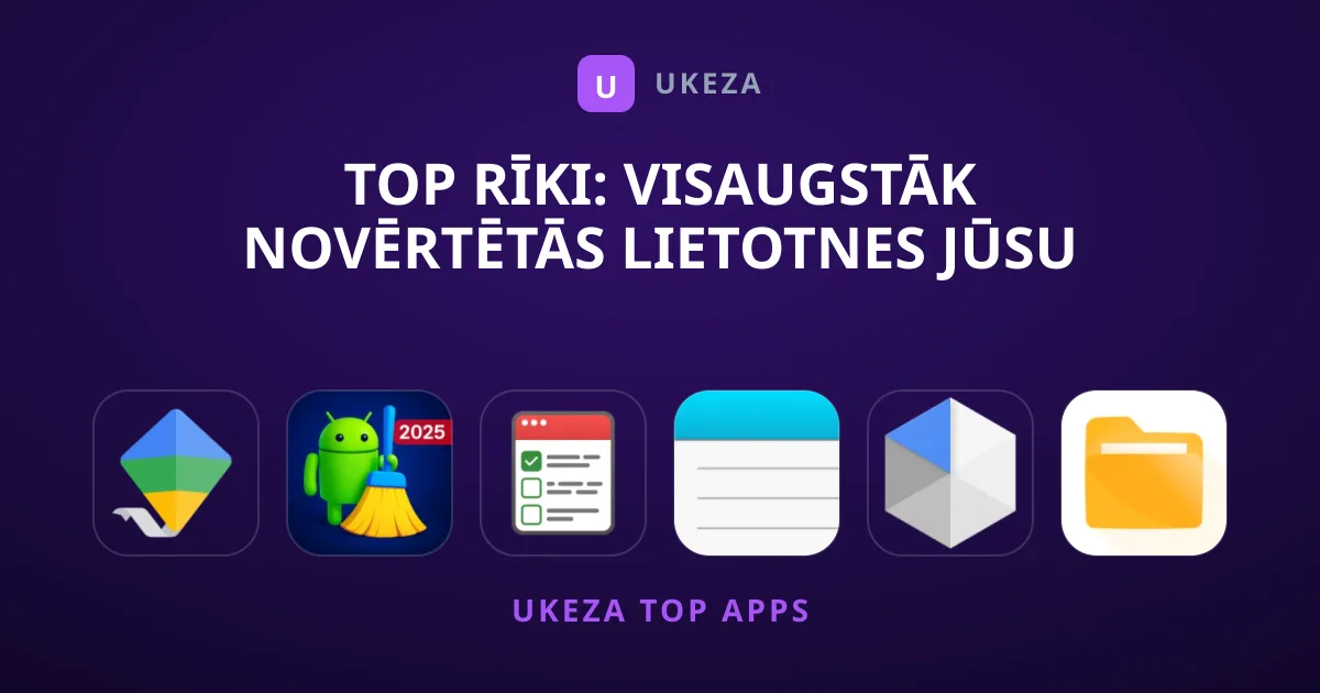 Top Rīki: Visaugstāk Novērtētās Lietotnes Jūsu Tālrunim
